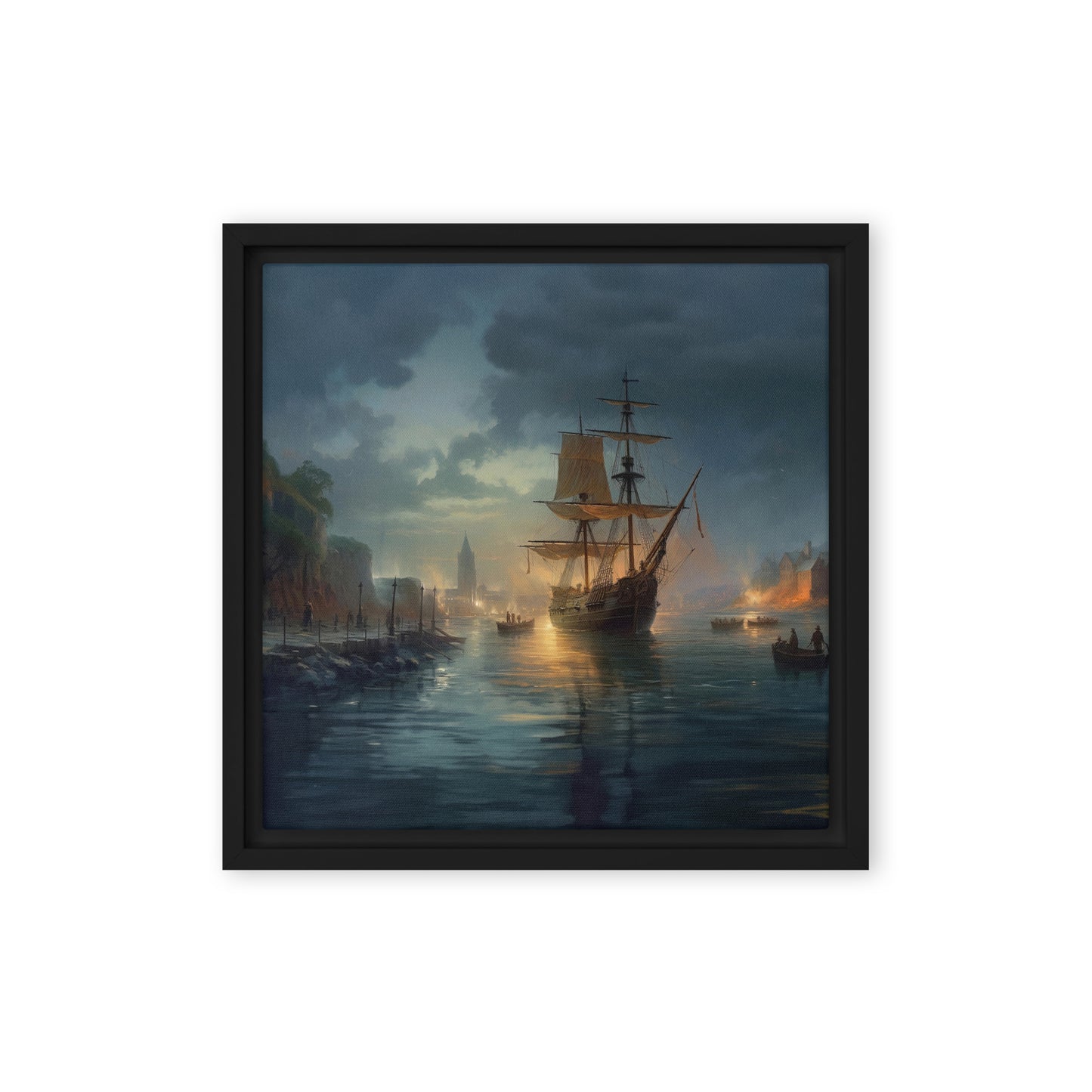 Framed Canvas Artwork #0141