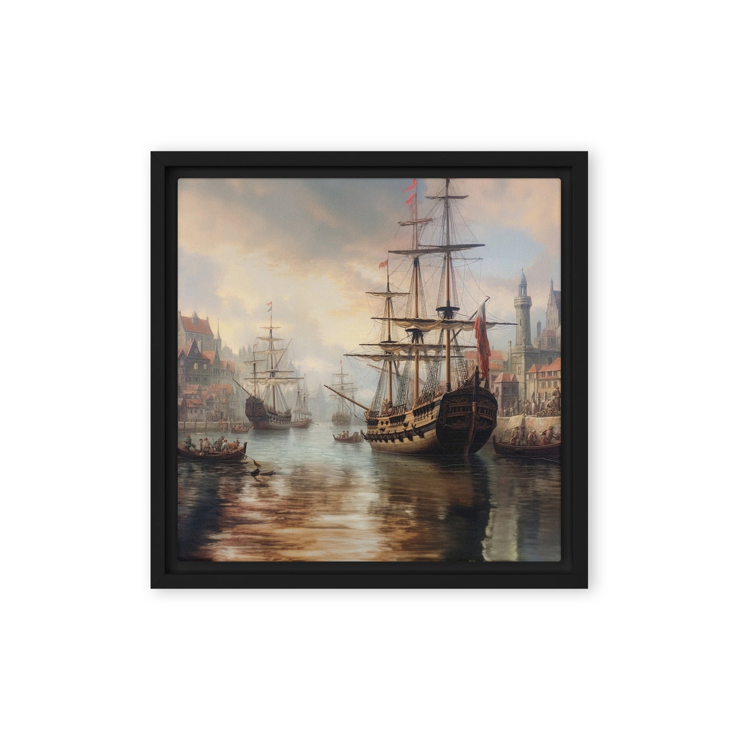 Framed Canvas Artwork #0135