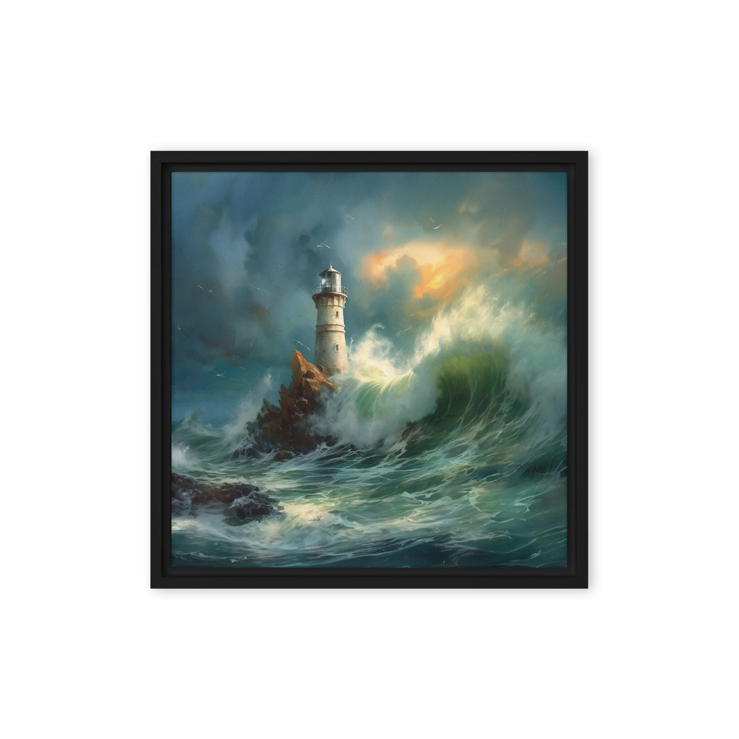 Framed Canvas Artwork #0027