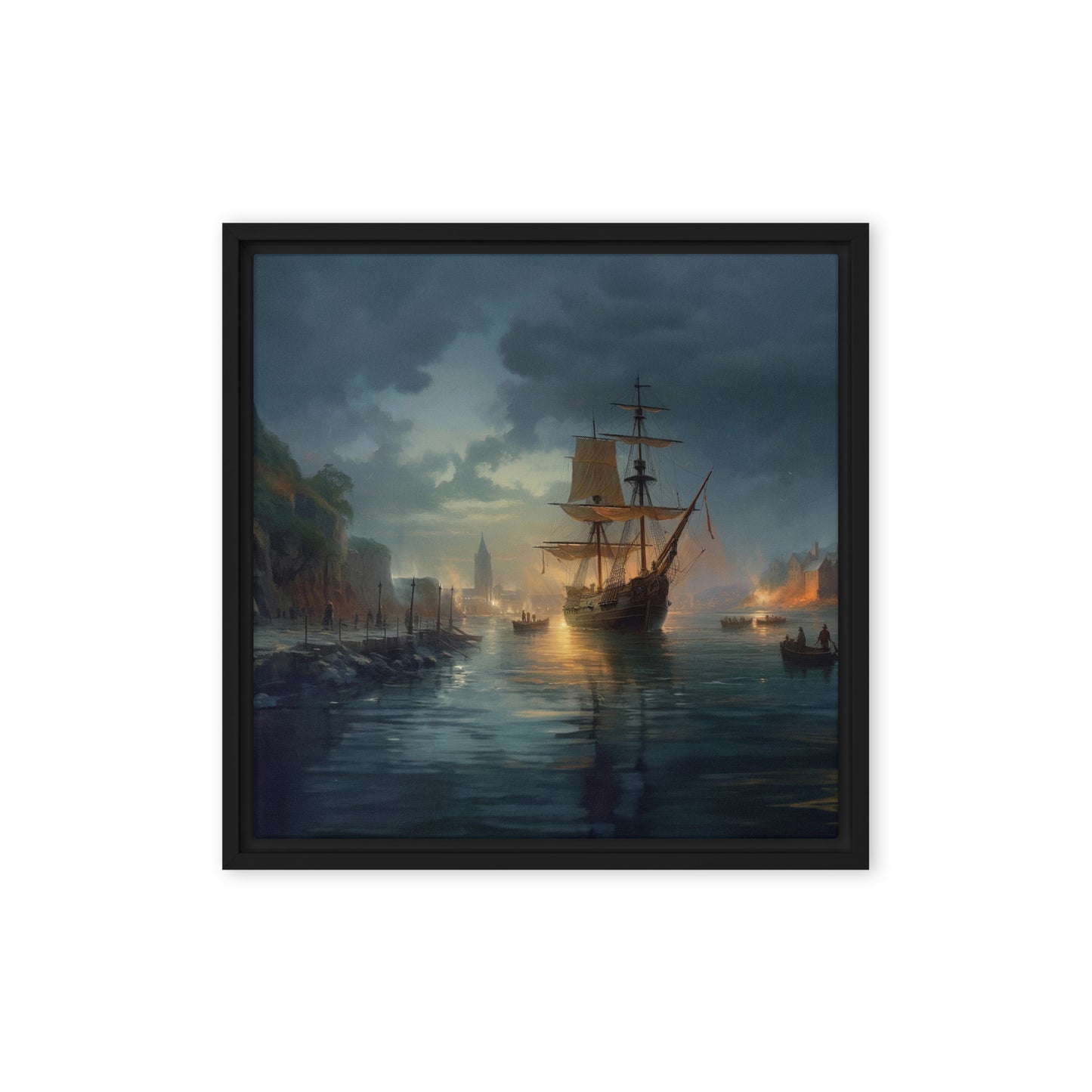 Framed Canvas Artwork #0141