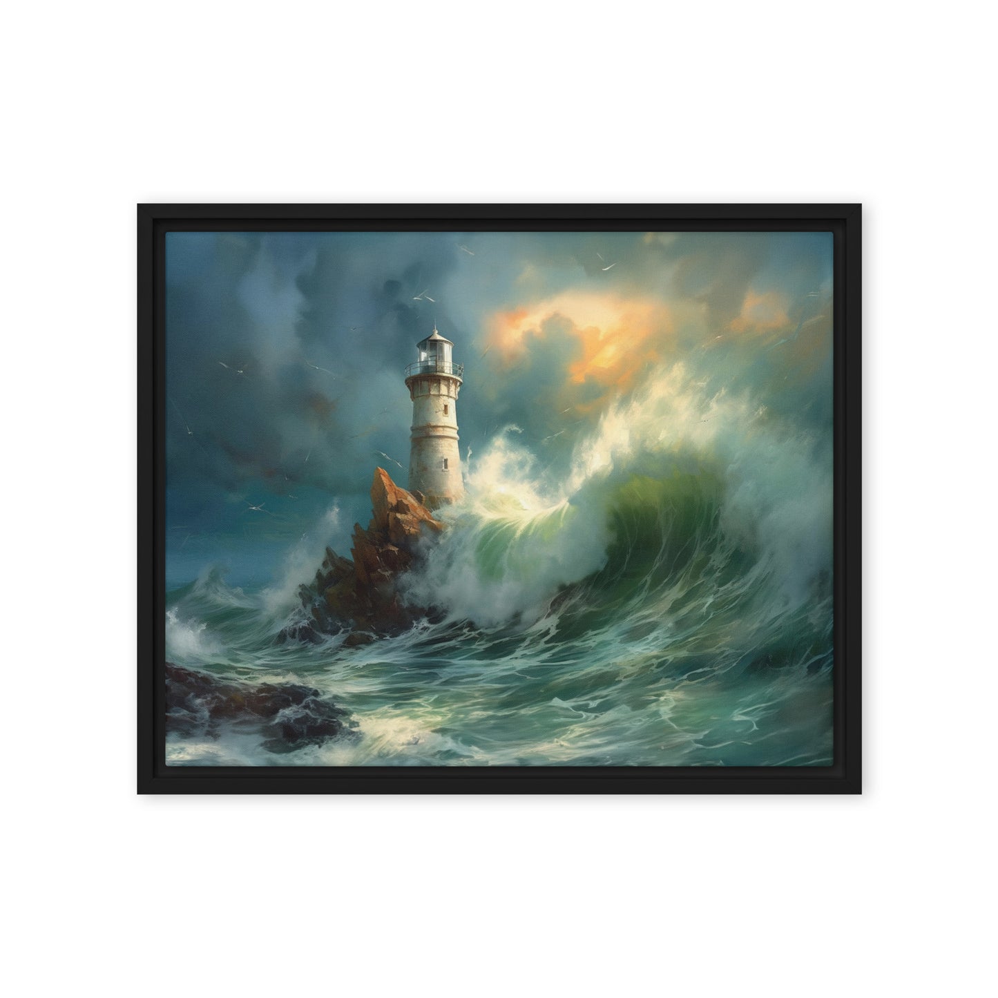 Framed Canvas Artwork #0027