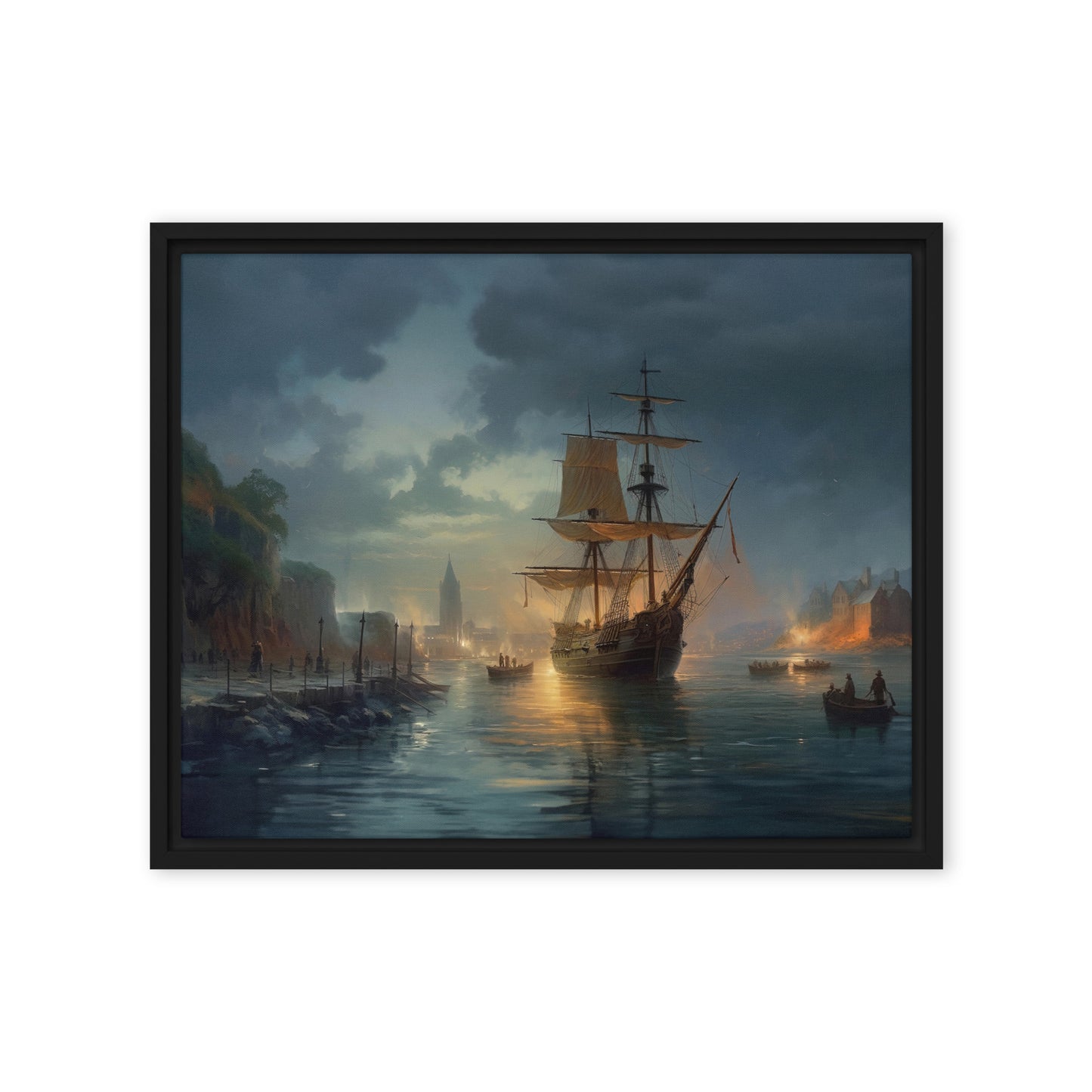 Framed Canvas Artwork #0141