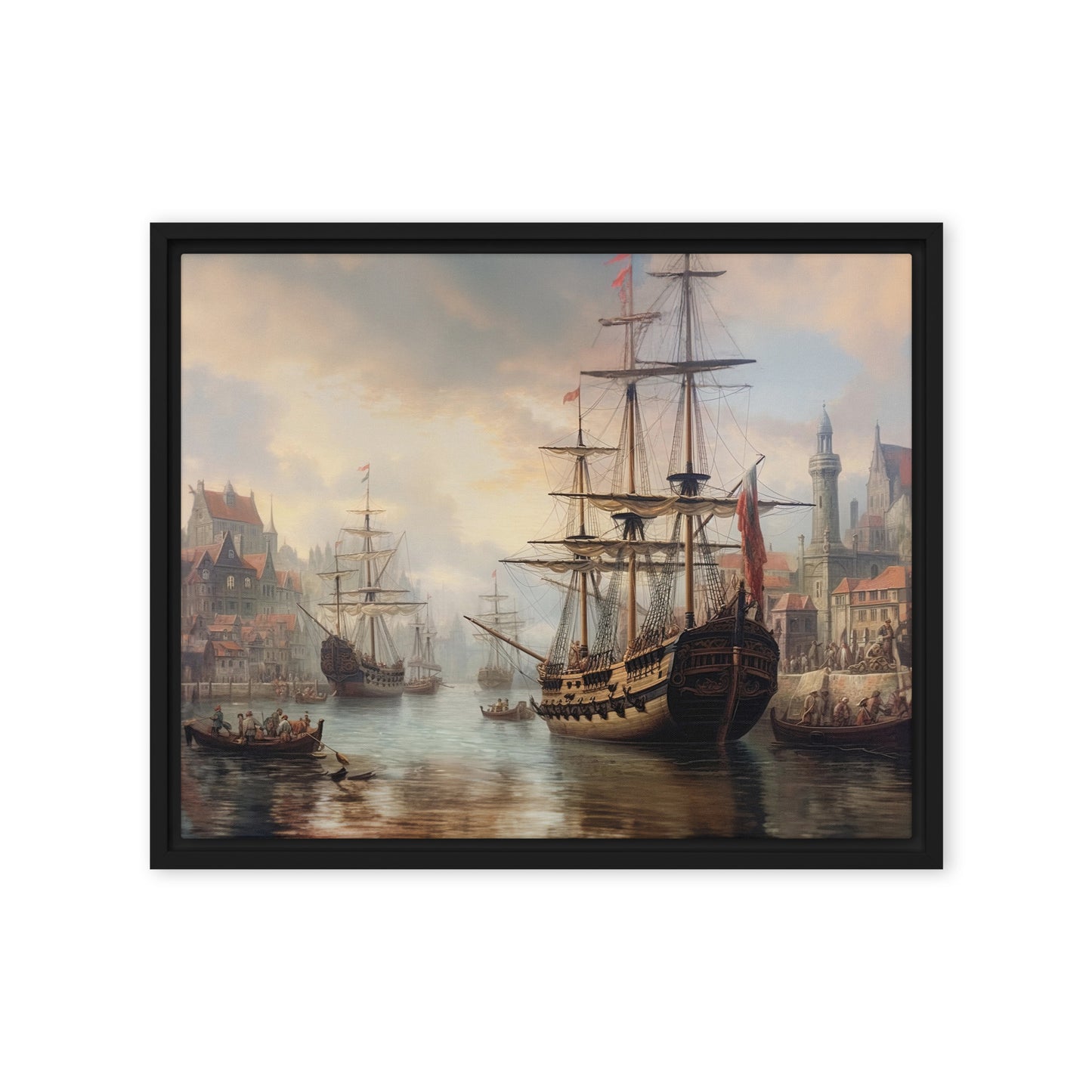 Framed Canvas Artwork #0135