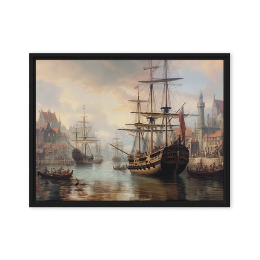 Framed Canvas Artwork #0135