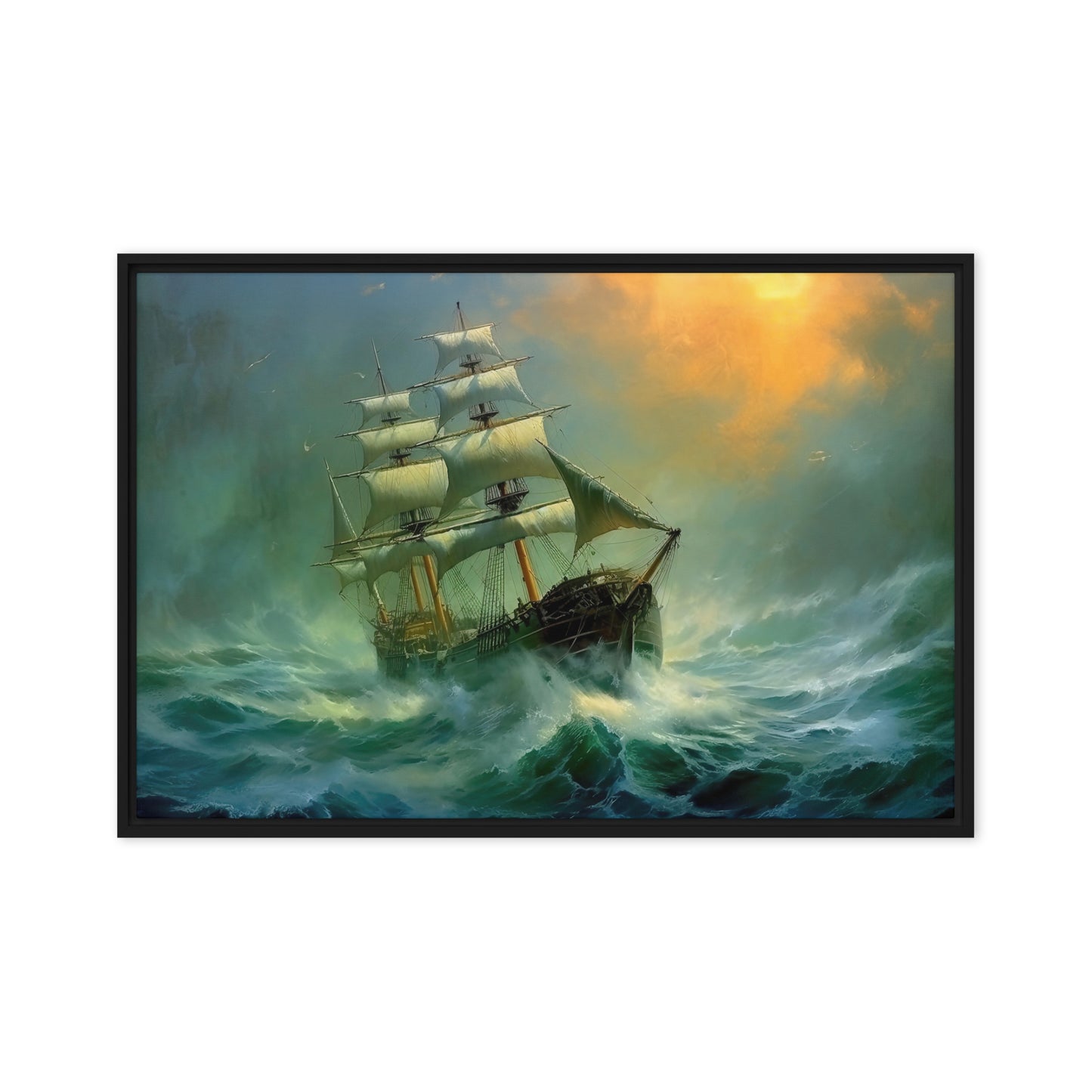 Framed Canvas Artwork #0008