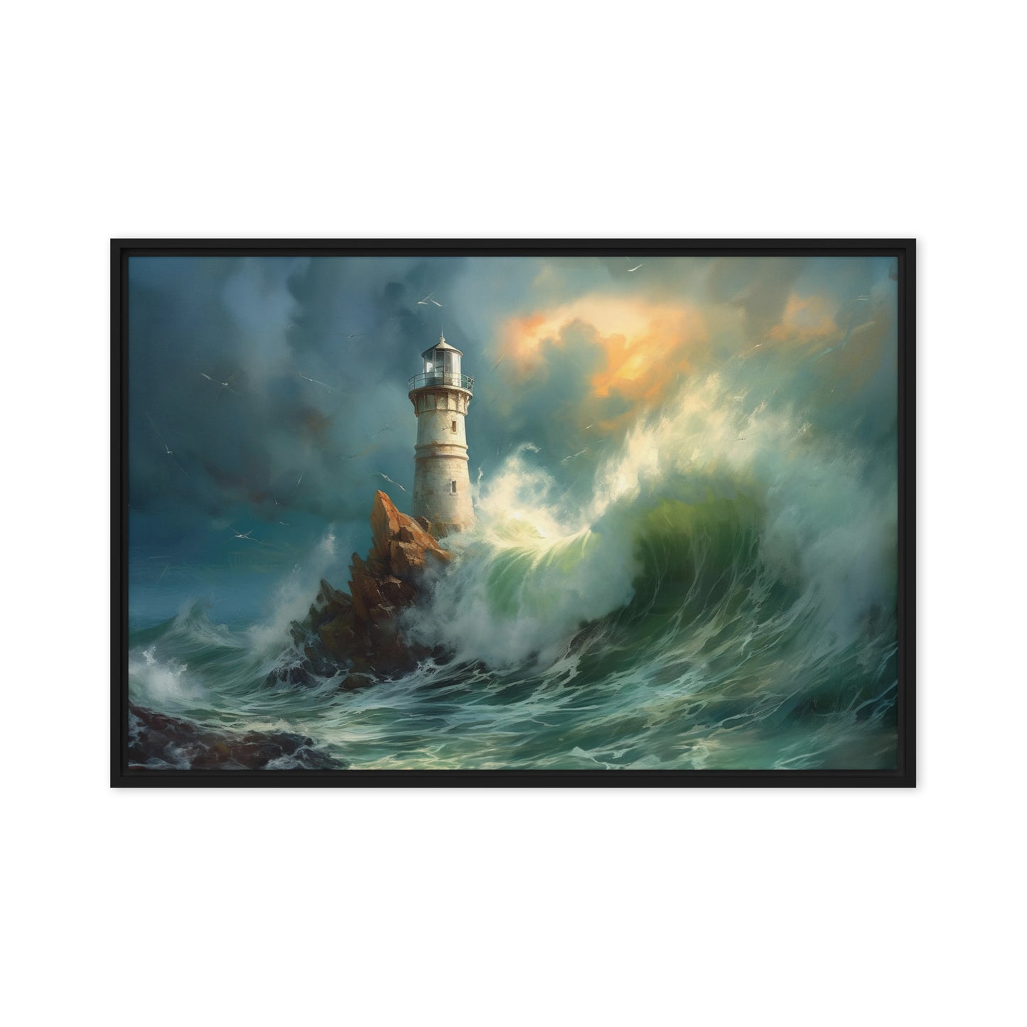 Framed Canvas Artwork #0027