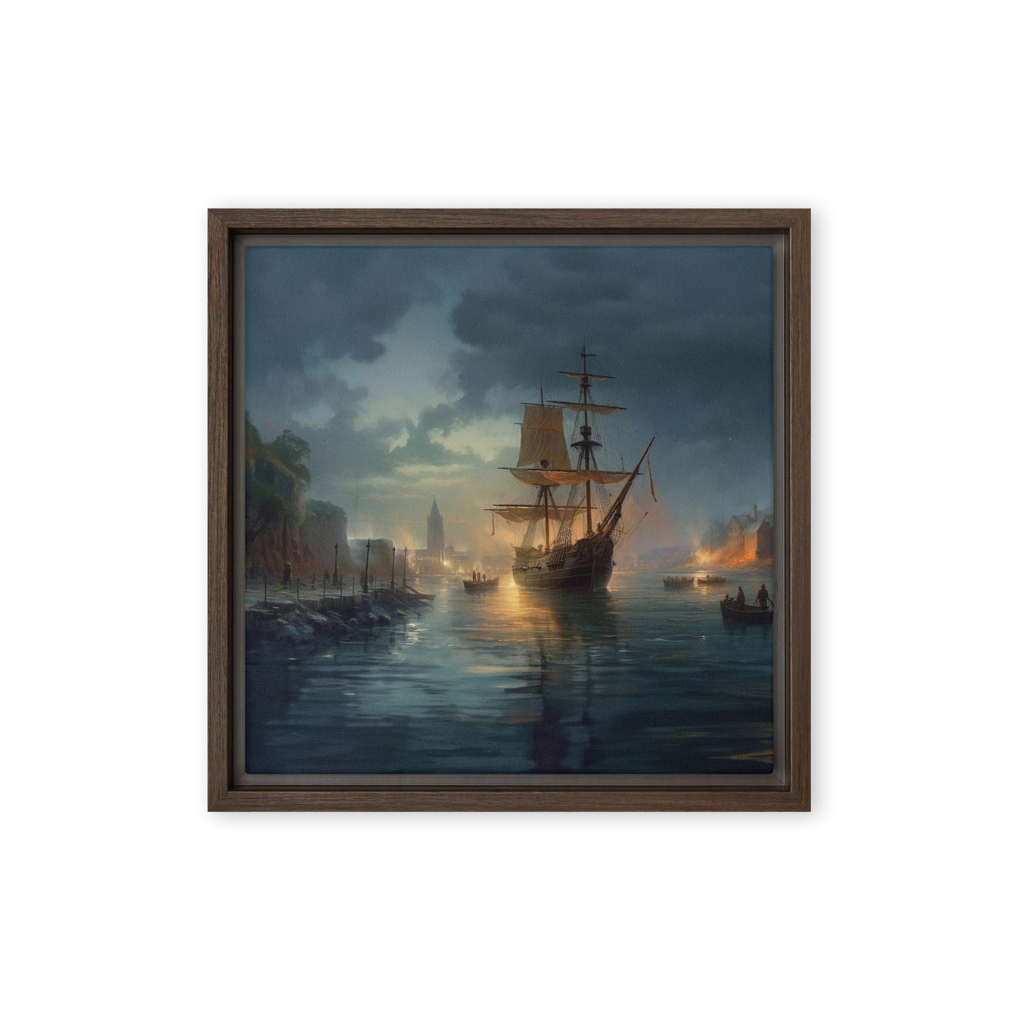 Framed Canvas Artwork #0141