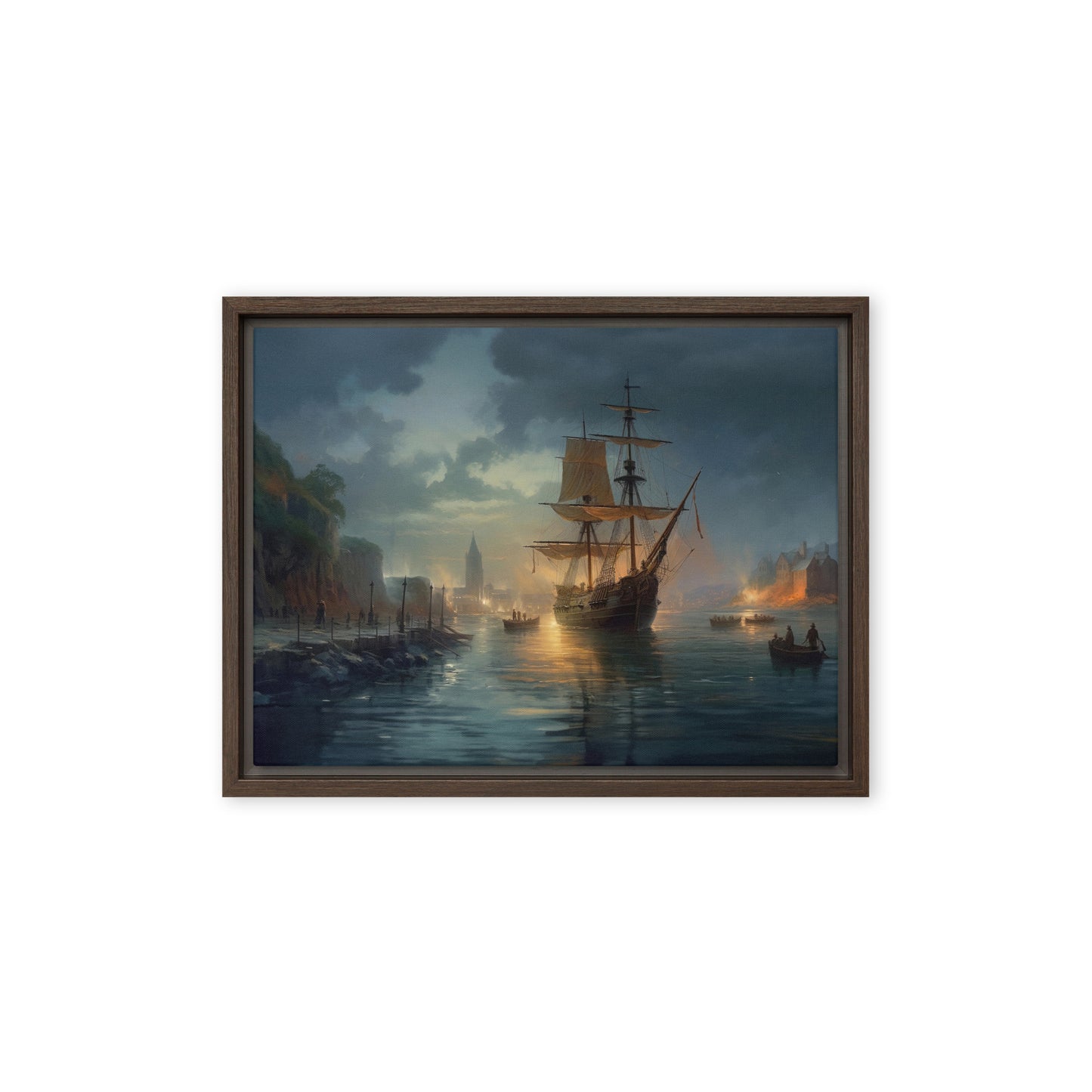 Framed Canvas Artwork #0141