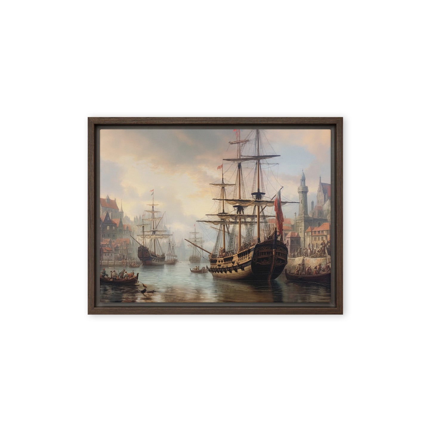 Framed Canvas Artwork #0135