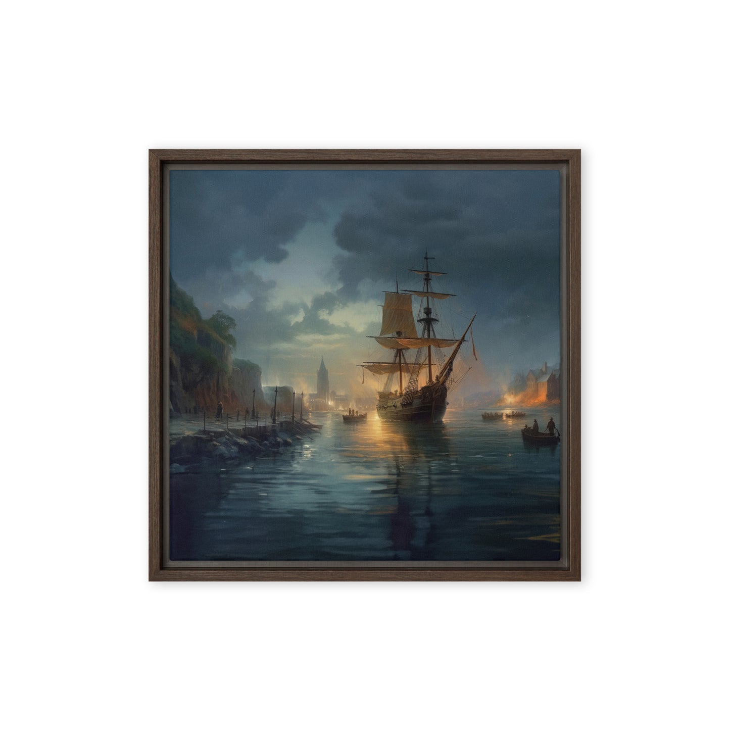 Framed Canvas Artwork #0141