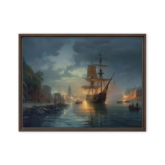 Framed Canvas Artwork #0141