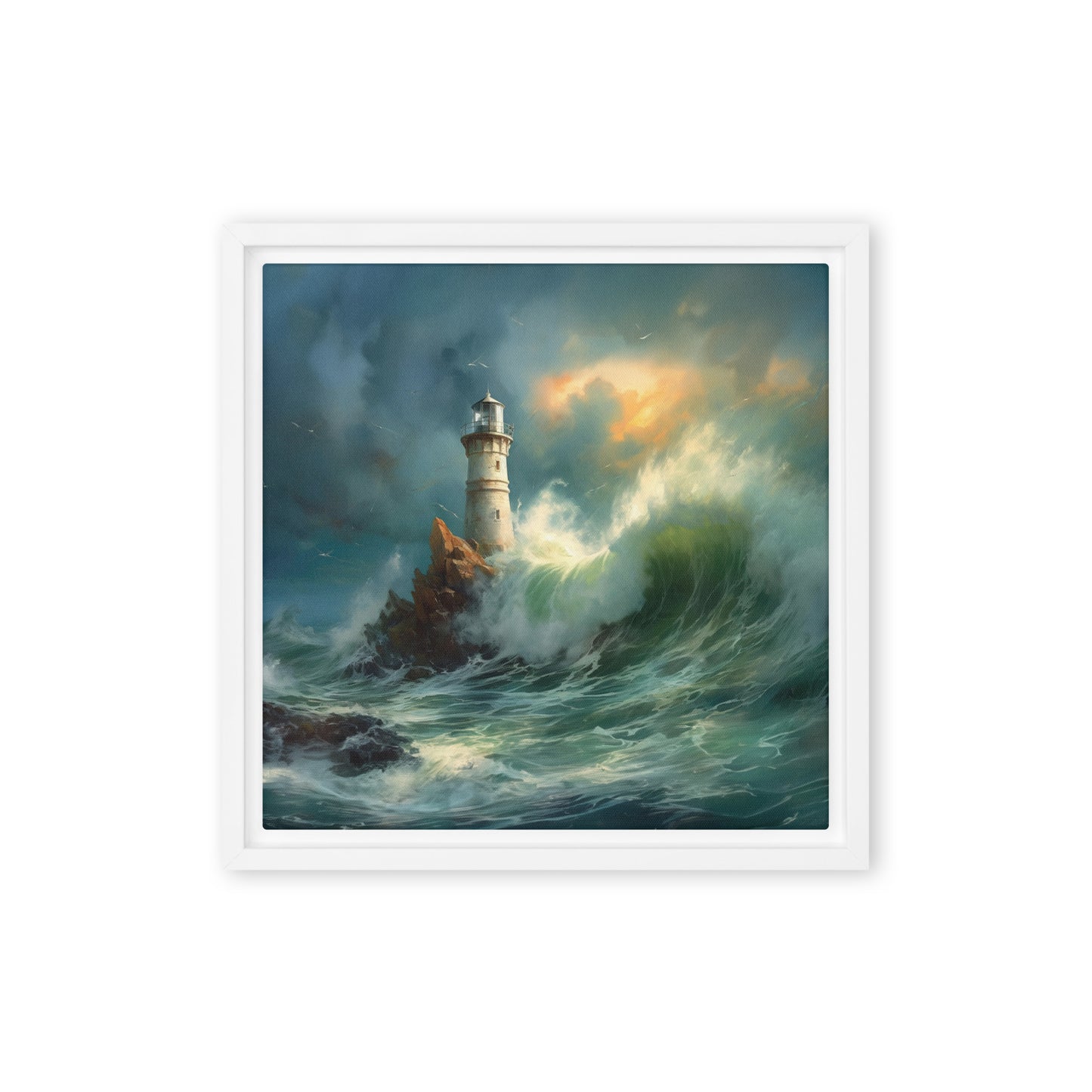 Framed Canvas Artwork #0027