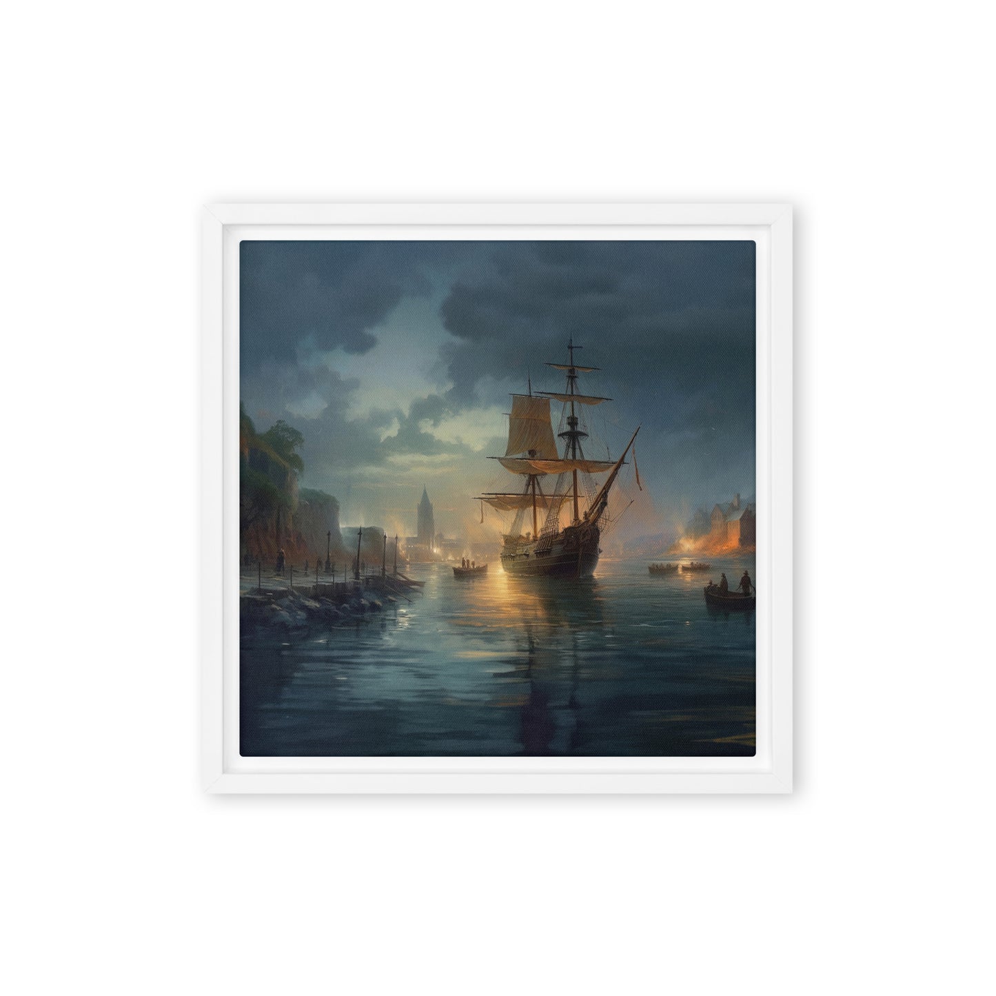 Framed Canvas Artwork #0141