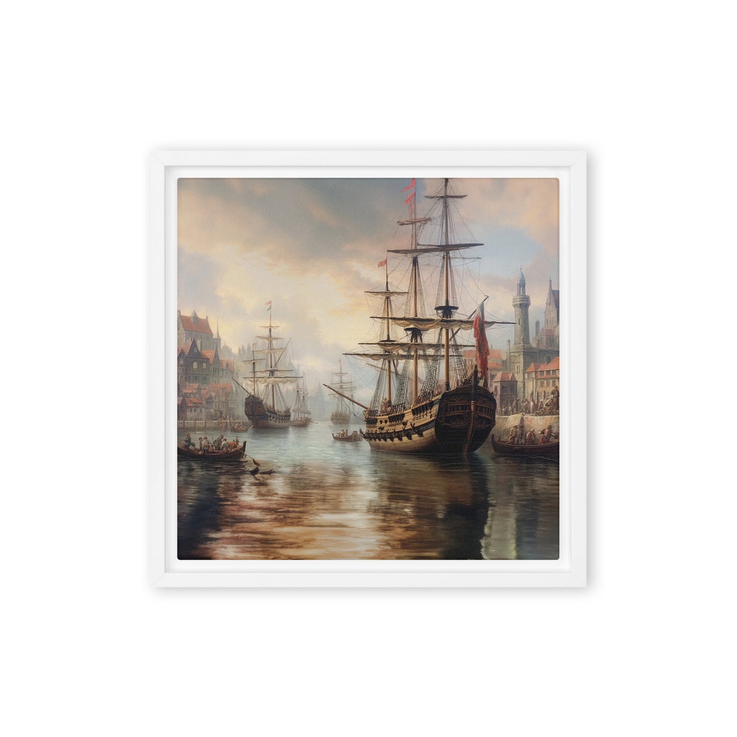 Framed Canvas Artwork #0135