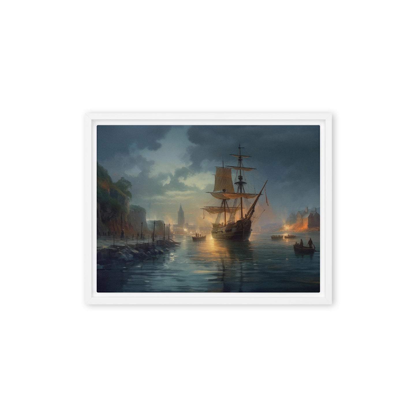 Framed Canvas Artwork #0141