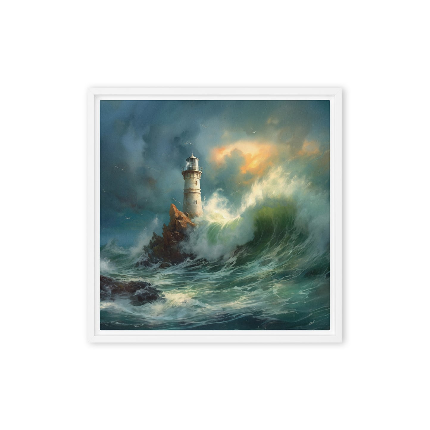 Framed Canvas Artwork #0027