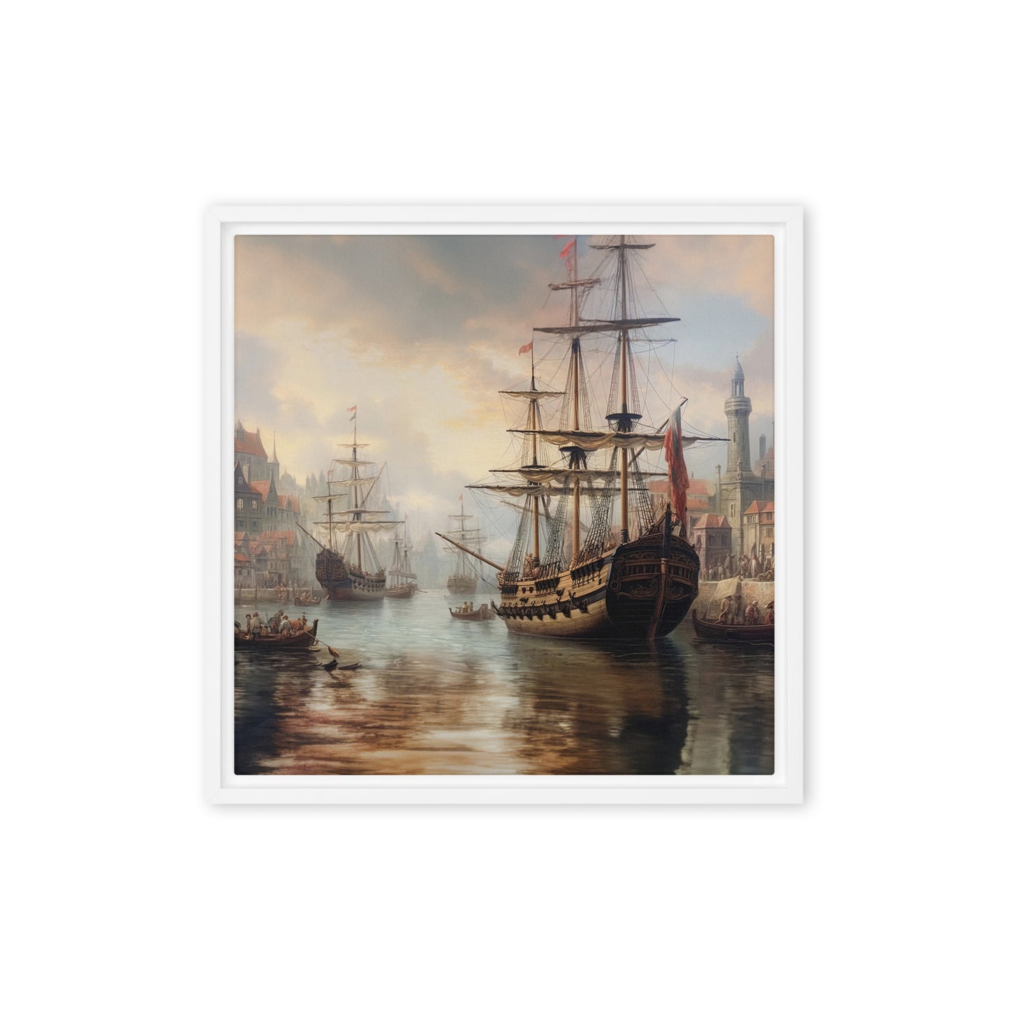 Framed Canvas Artwork #0135