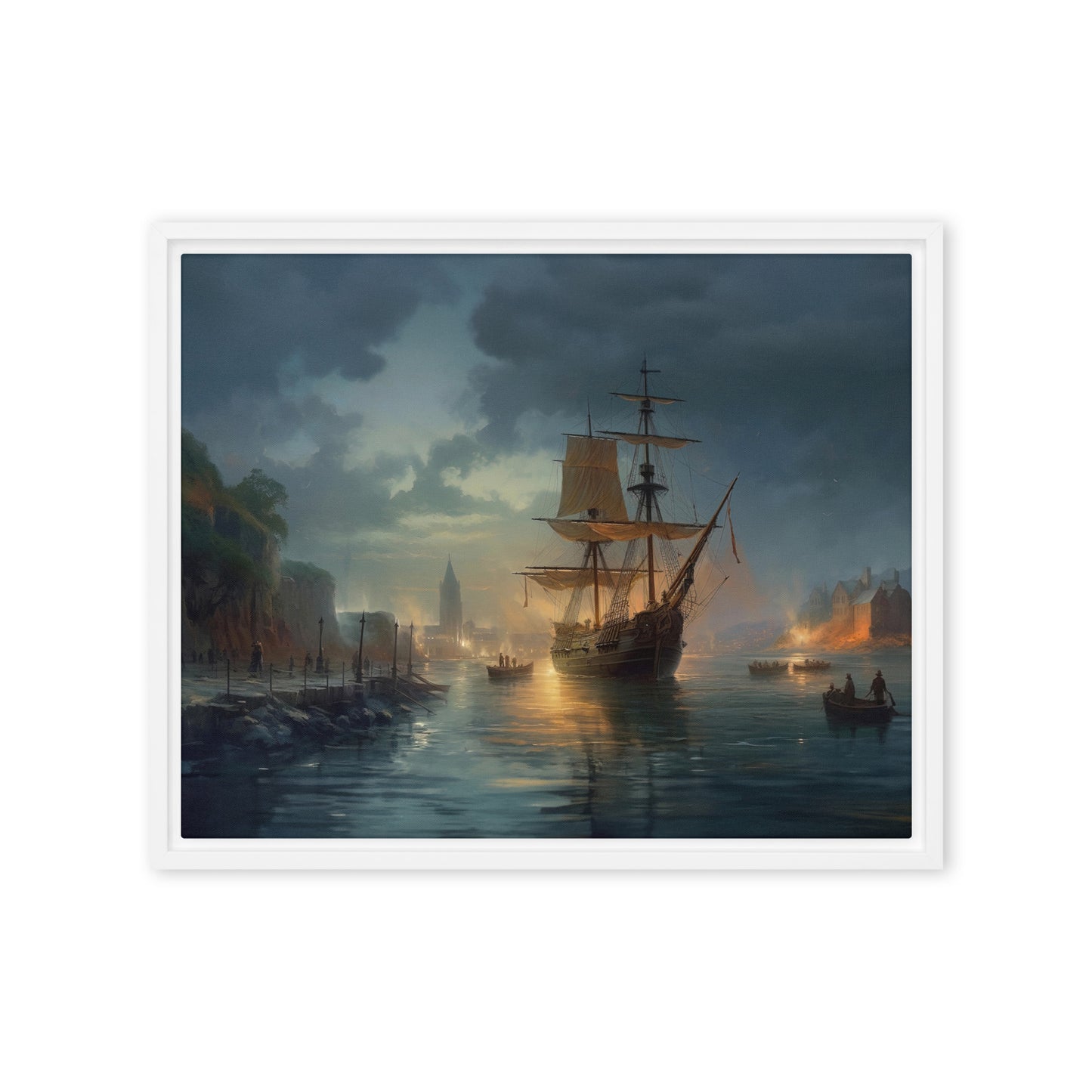 Framed Canvas Artwork #0141