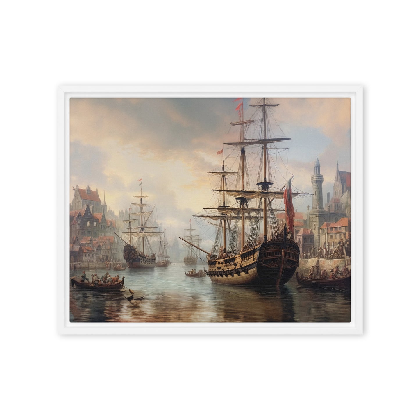 Framed Canvas Artwork #0135