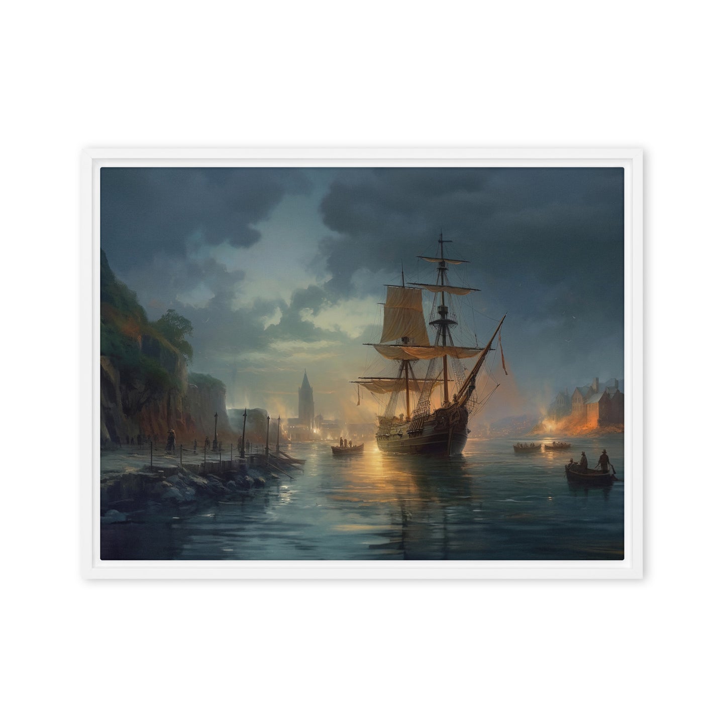 Framed Canvas Artwork #0141