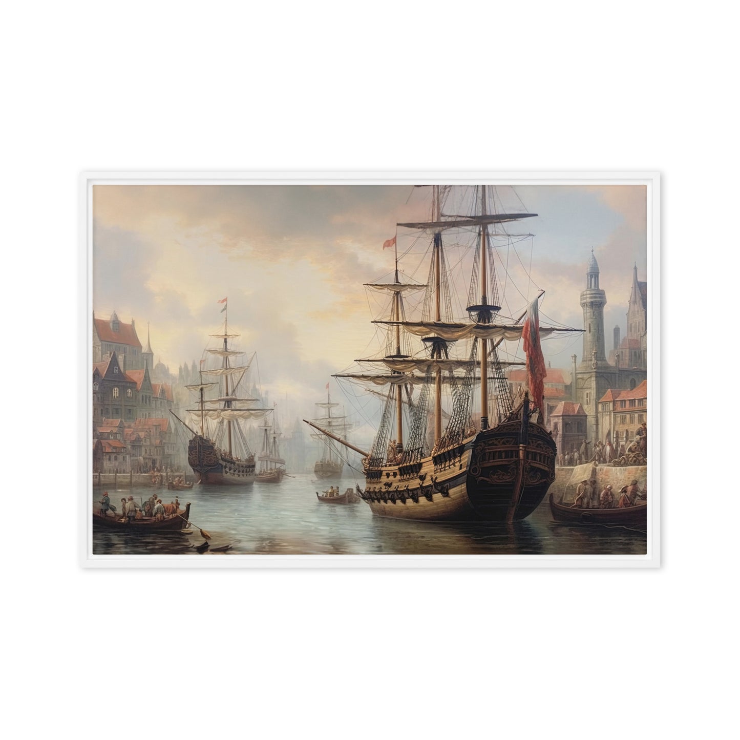 Framed Canvas Artwork #0135