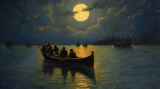 Moonlit Passage of Van Gogh Dreams  Big XXL Large Giant Canvas or Mural Giclee Framed Oversized Wall Art 0140 300dpi