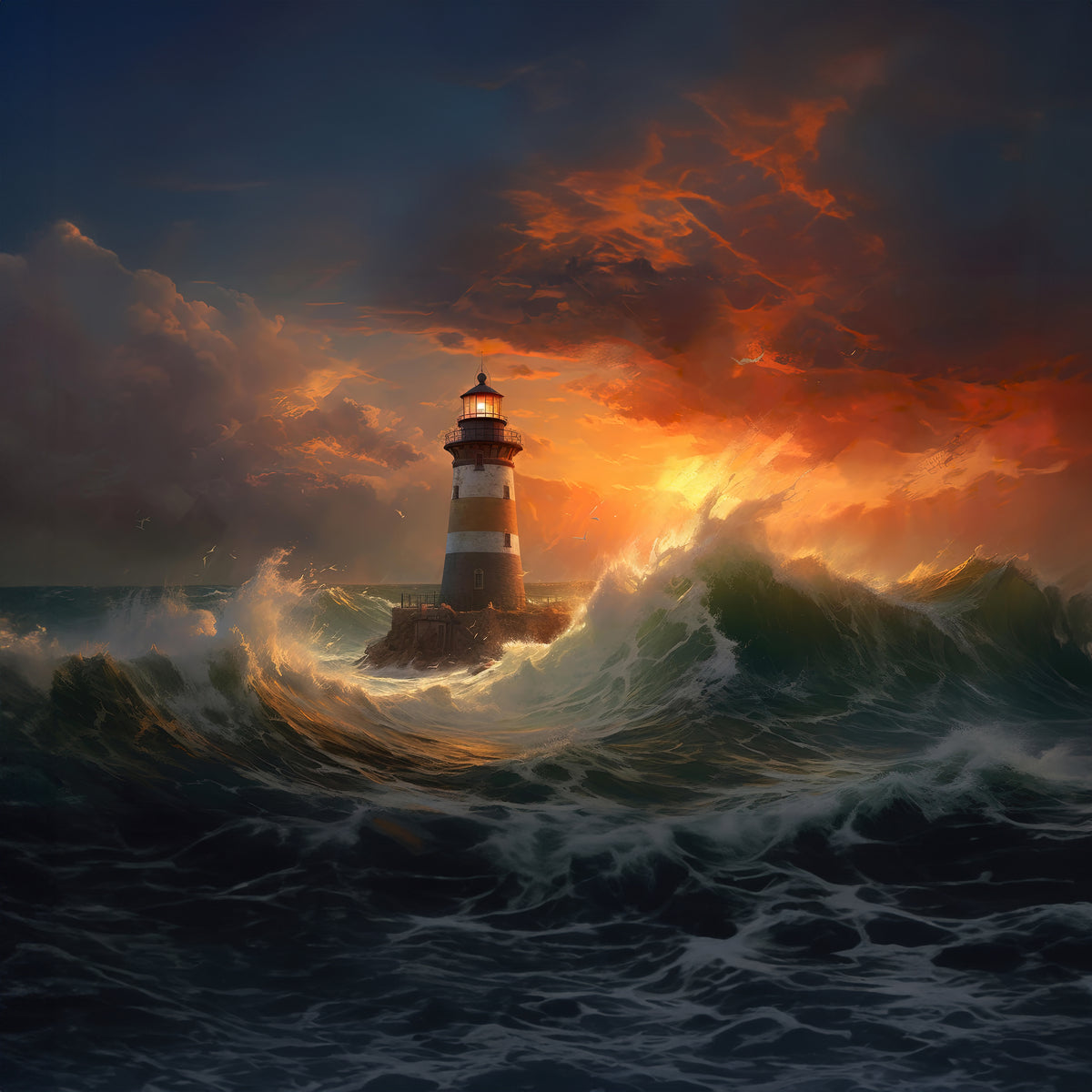 Stormwatch Keeper 0023e  Big XXL Large Giant Canvas or Mural Giclee Framed Oversized Wall Art