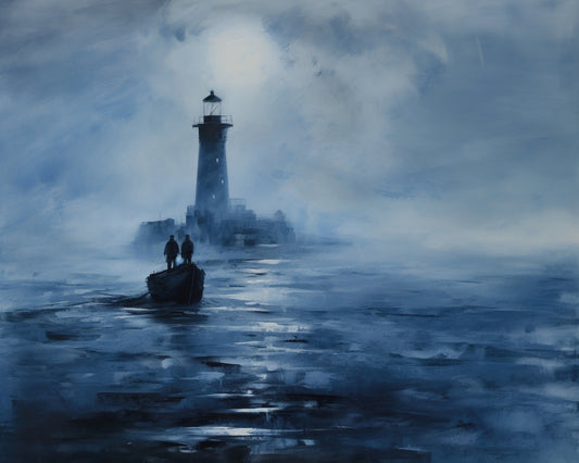 Silent Lighthouse 0051  Big XXL Large Giant Canvas or Mural Giclee Framed Oversized Wall Art 300dpi