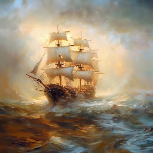 Golden Age of Sail 0005e  Big XXL Large Giant Canvas or Mural Giclee Framed Oversized Wall Art