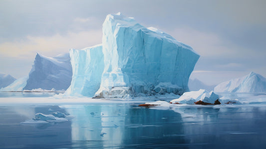 Silent Sentinel of the Ice 0064  Big XXL Large Giant Canvas or Mural Giclee Framed Oversized Wall Art 300dpi