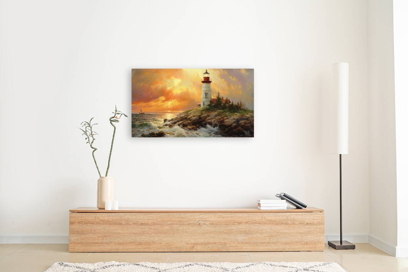 Beacons Blaze at Sunset 0040  Big XXL Large Giant Canvas or Mural Giclee Framed Oversized Wall Art 300dpi