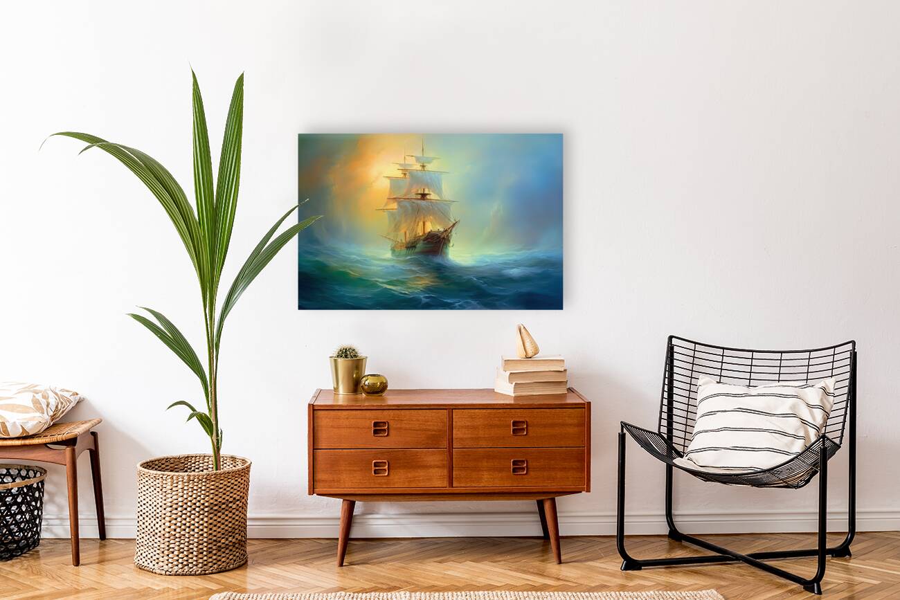 Radiant Seas at Eventide 0148  Big XXL Large Giant Canvas or Mural Giclee Framed Oversized Wall Art 300dpi