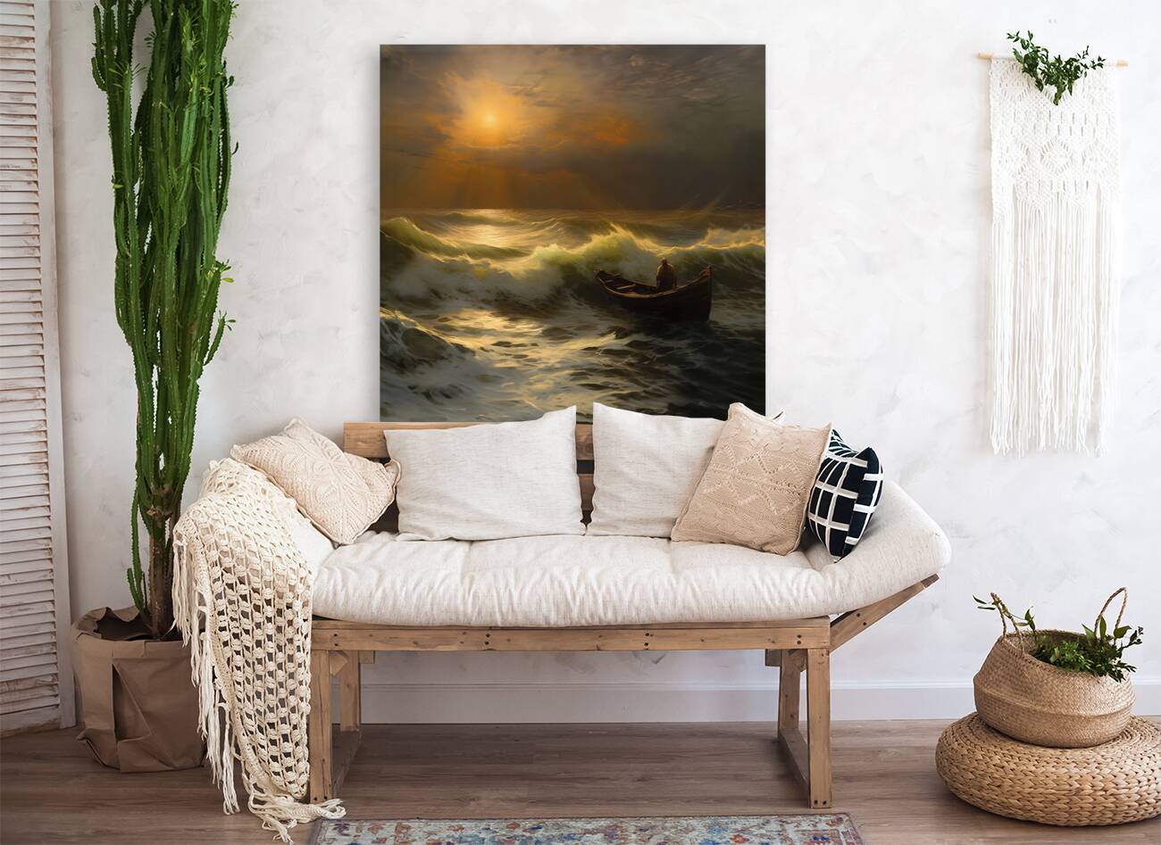 Sunsets Embrace 0001e  Big XXL Large Giant Canvas or Mural Giclee Framed Oversized Wall Art