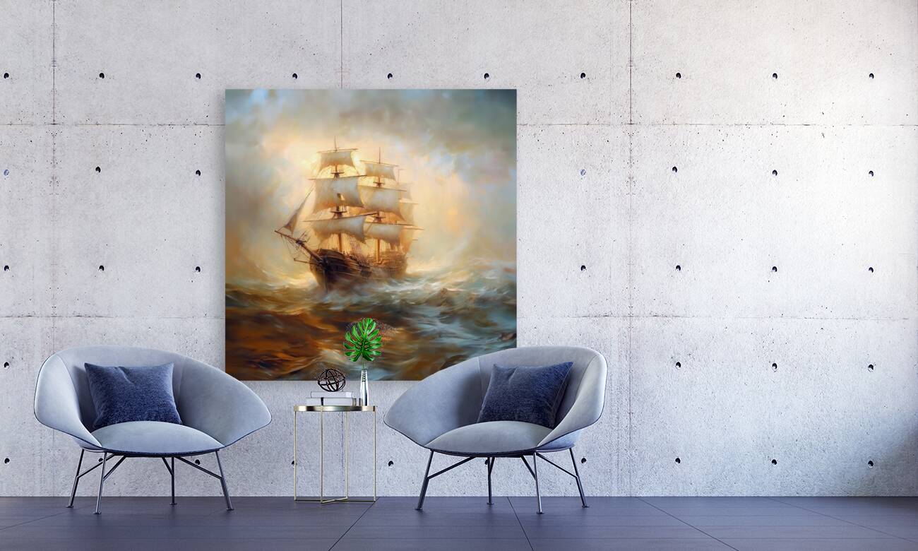 Golden Age of Sail 0005e  Big XXL Large Giant Canvas or Mural Giclee Framed Oversized Wall Art