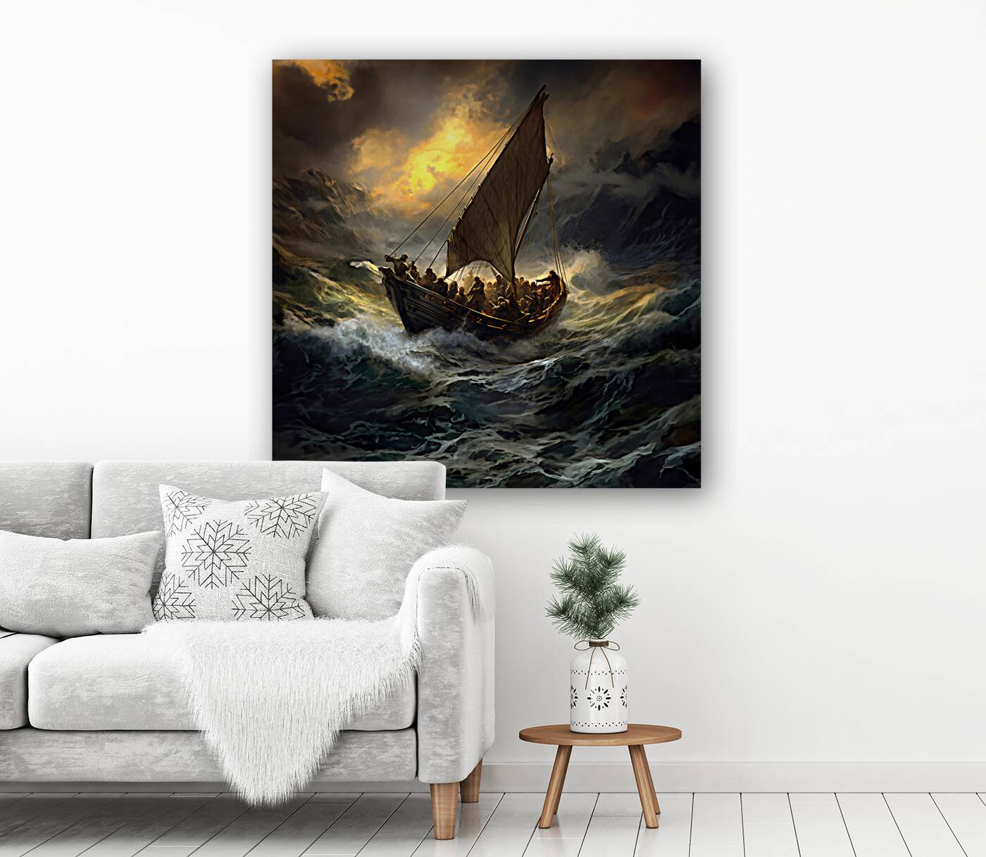 Odysseys Perilous TwilightBig XXL Large Giant Canvas or Mural Giclee Framed Oversized Wall Art For Home or Office Wall Decor  0069e