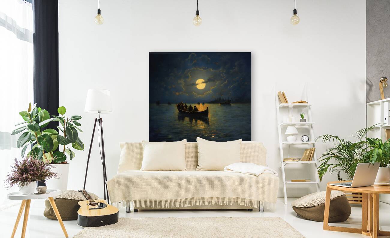 Moonlit Passage of Dreams 0140e  Big XXL Large Giant Canvas or Mural Giclee Framed Oversized Wall Art